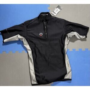 Sharkskin Men’s Chillproof Short Sleeve Zip Top Size Medium Wet Suit Thermal